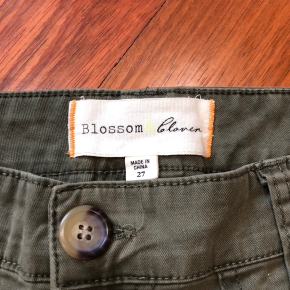 Army green casual pant - Picture 3 of 4